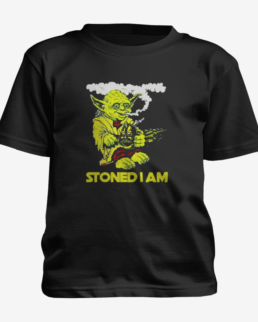 Polera de niño Negro de Stoned i am