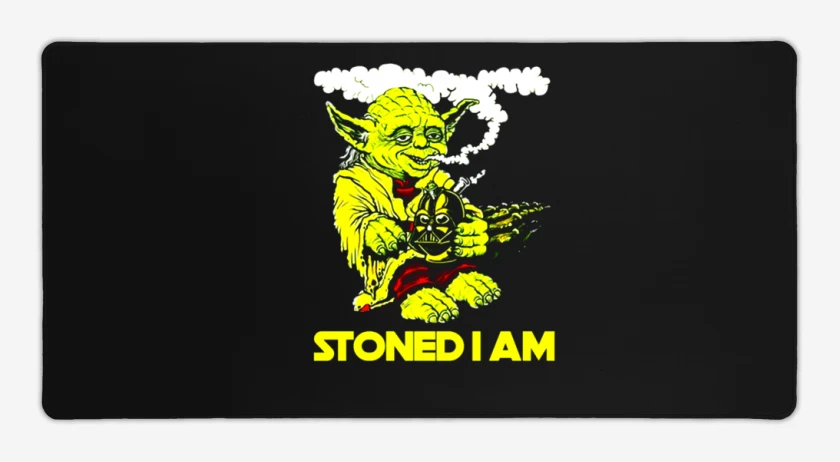 Mouse pad Gamer Negro de Stoned i am