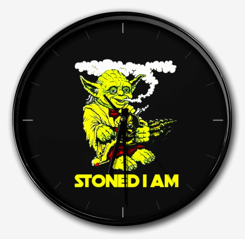 Reloj Negro de Stoned i am