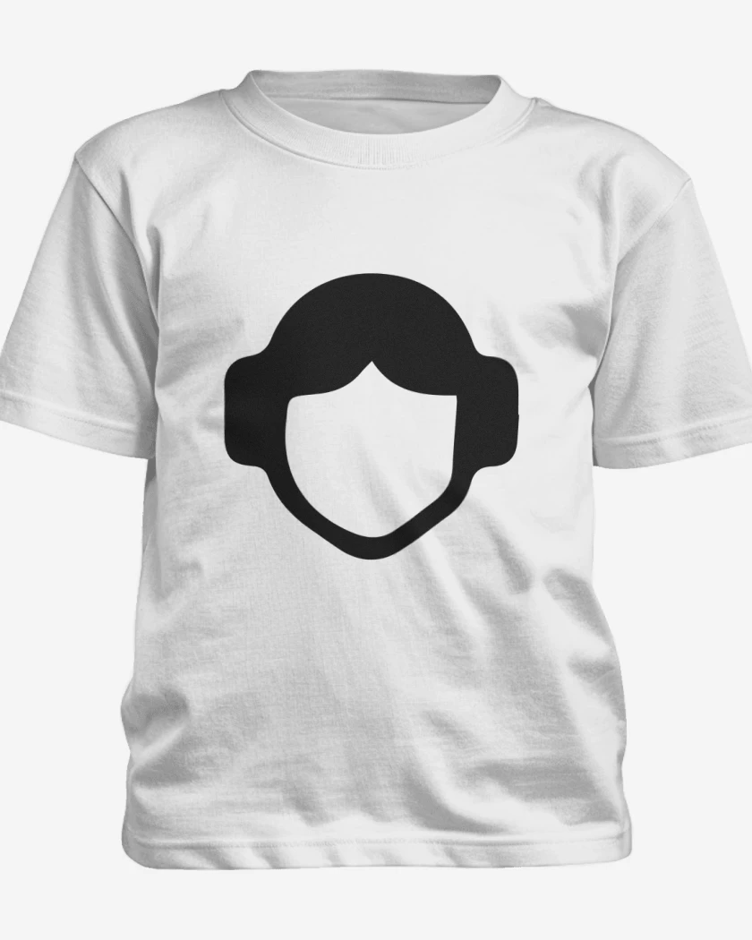 Polera de niño Blanco de Leia
