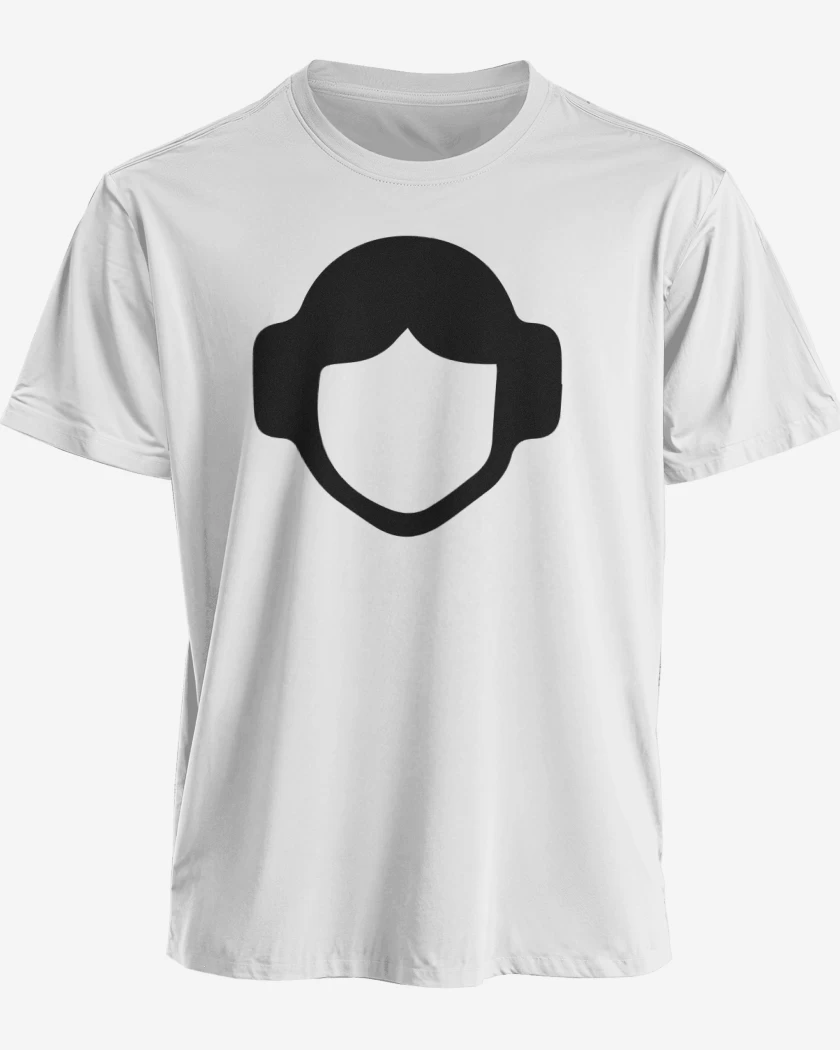 Polera premium Blanco de Leia