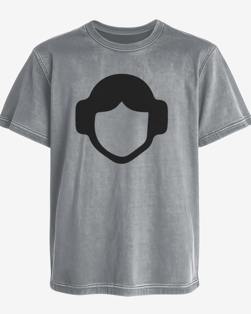 Polera desgastada Gris Melange de Leia