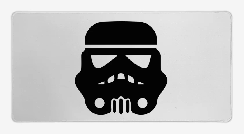 Mouse pad Gamer Blanco de Trooper