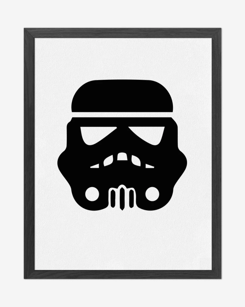 Cuadro decorativo Blanco de Trooper