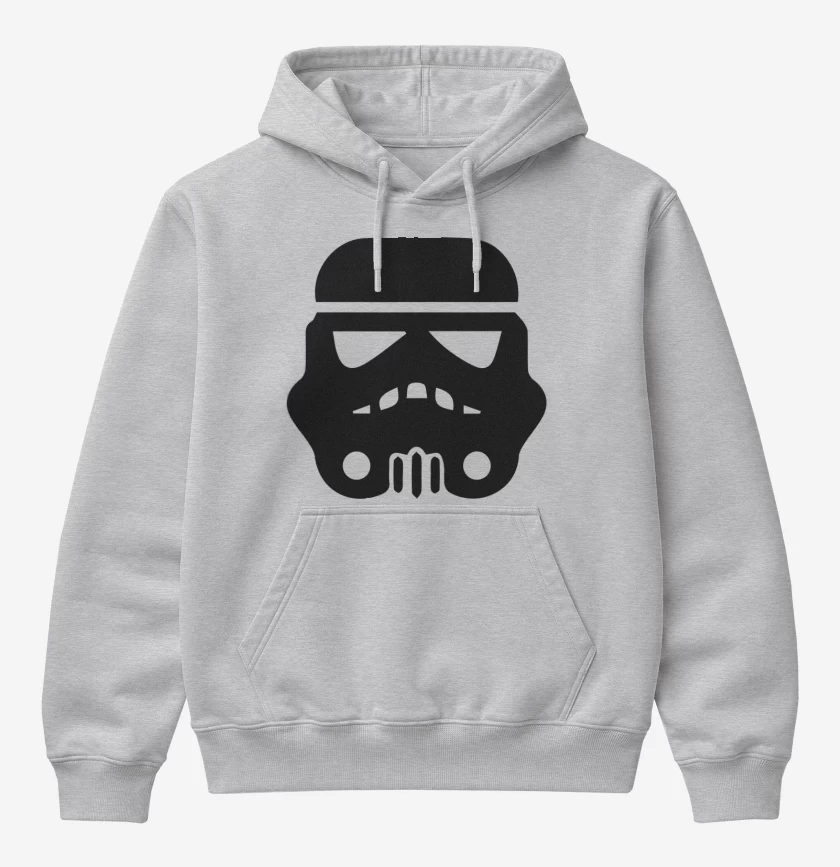 Poleron Canguro básico Gris Melange de Trooper
