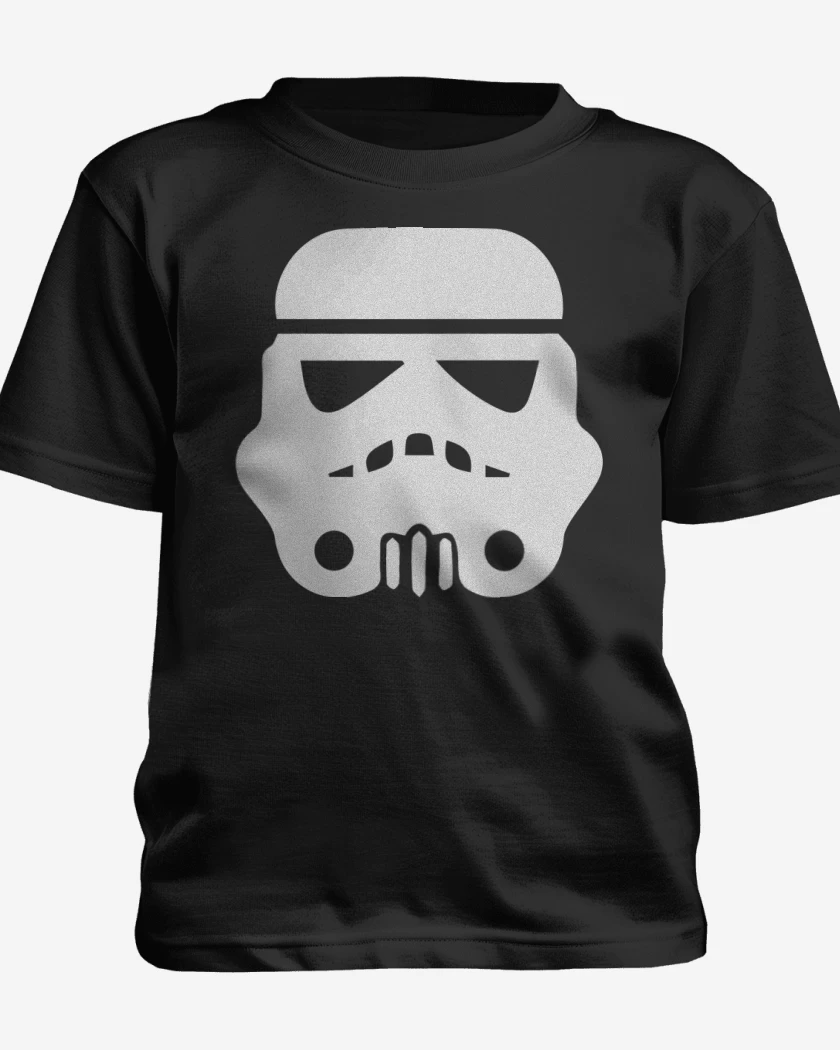 Polera de niño Negro de Trooper blanco