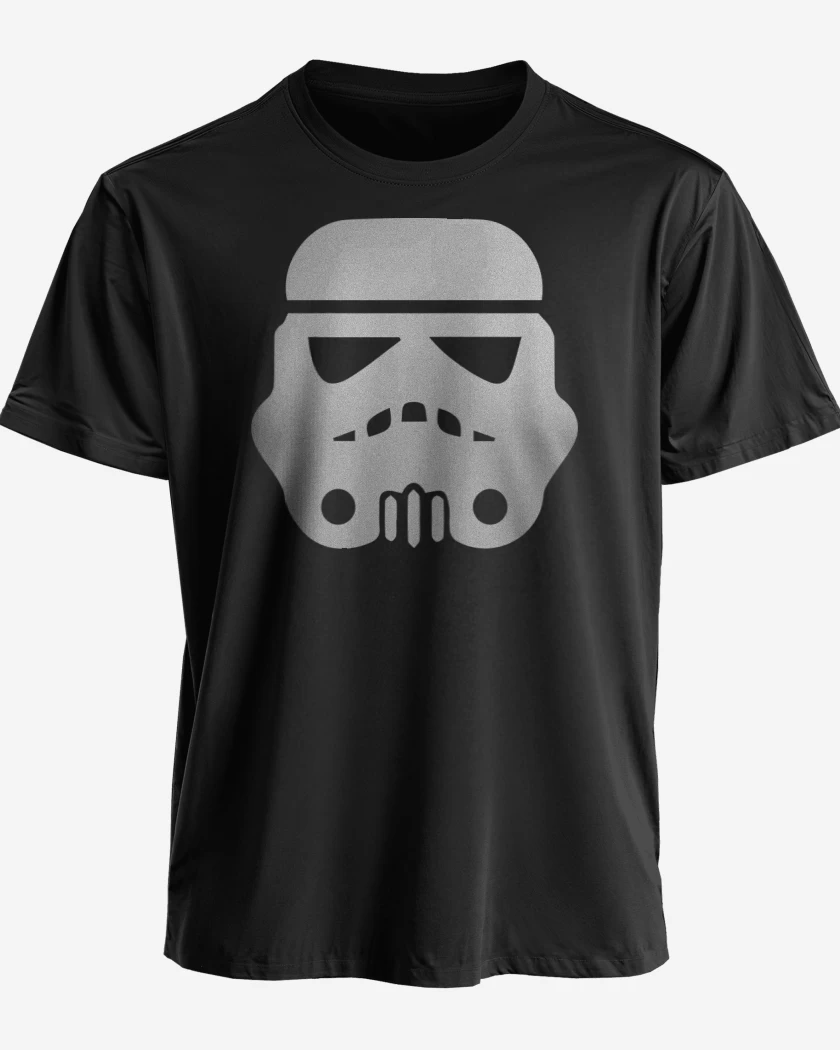 Polera Negro de Trooper blanco