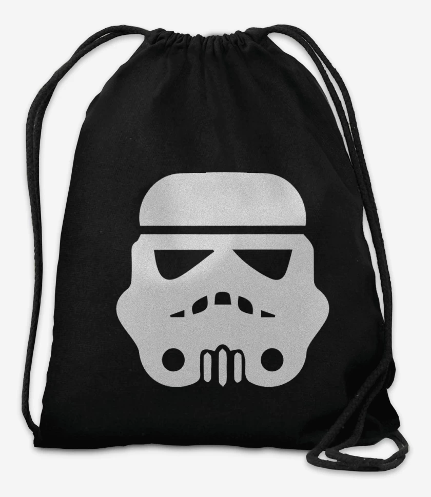 Mochila Negro de Trooper blanco