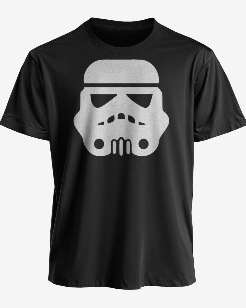 Polera premium Negro de Trooper blanco
