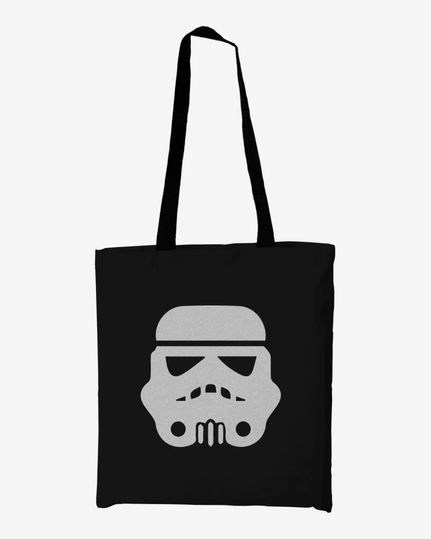 Totebag Negro de Trooper blanco