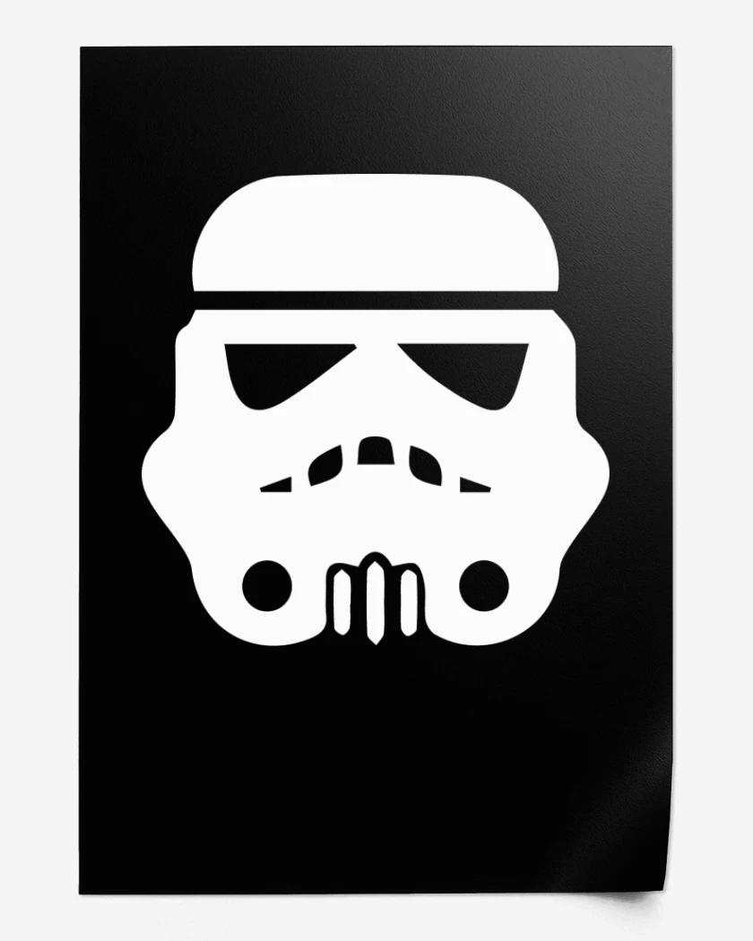 Print Trooper blanco