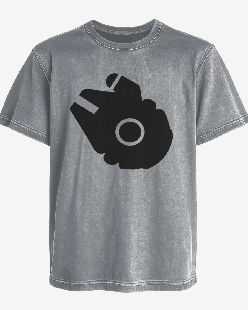 Polera desgastada Halcon milenario