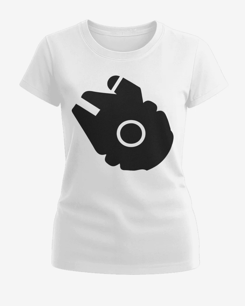 Polera de Mujer Blanco de Halcon milenario
