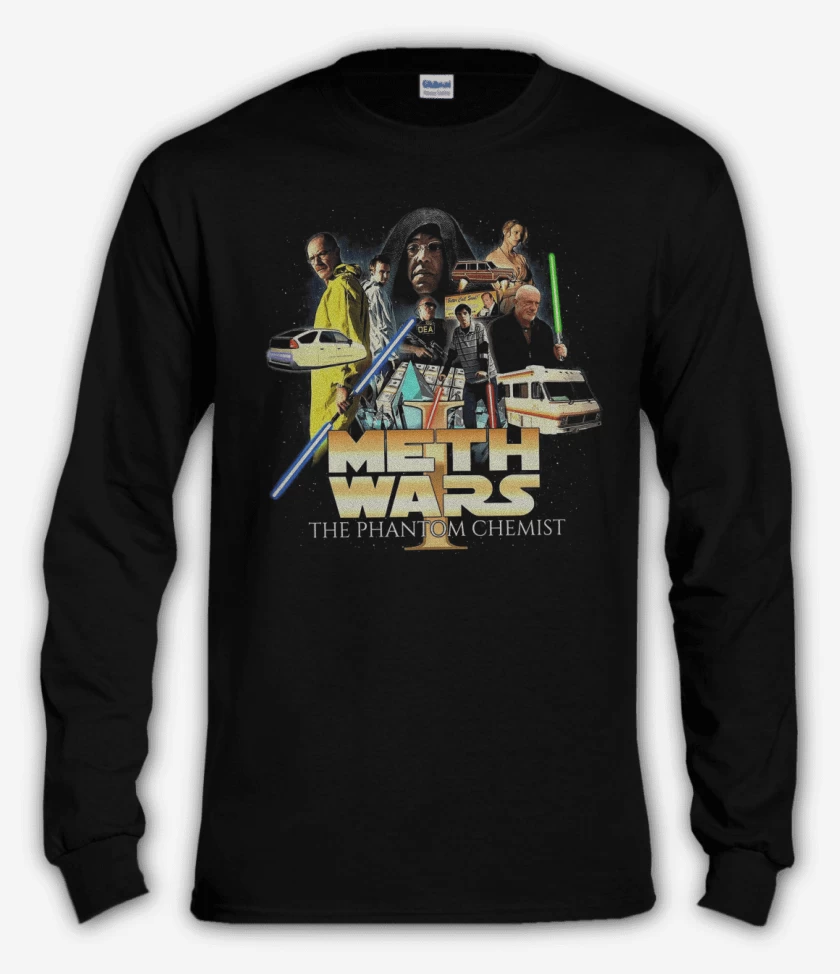 Polera manga larga Breaking Wars