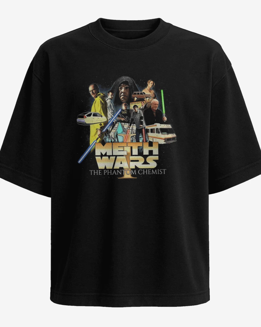 Polera Oversize Negro de Breaking Wars