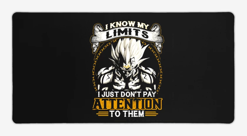 Mouse pad Gamer Negro de Mi limite