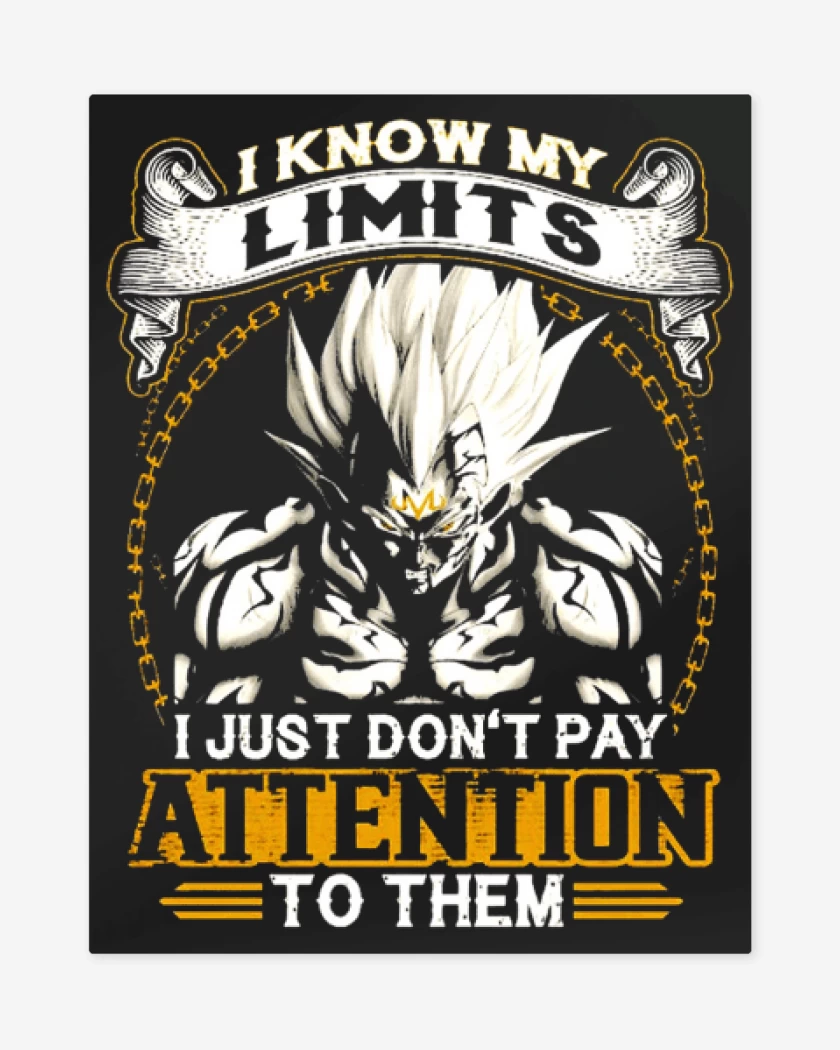 Print metalico Negro de Mi limite