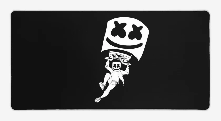 Mouse pad Gamer Negro de Paracaidista