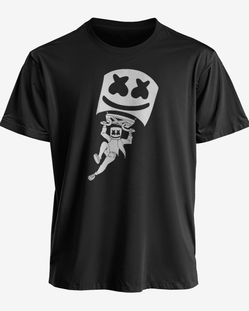Polera premium Negro de Paracaidista