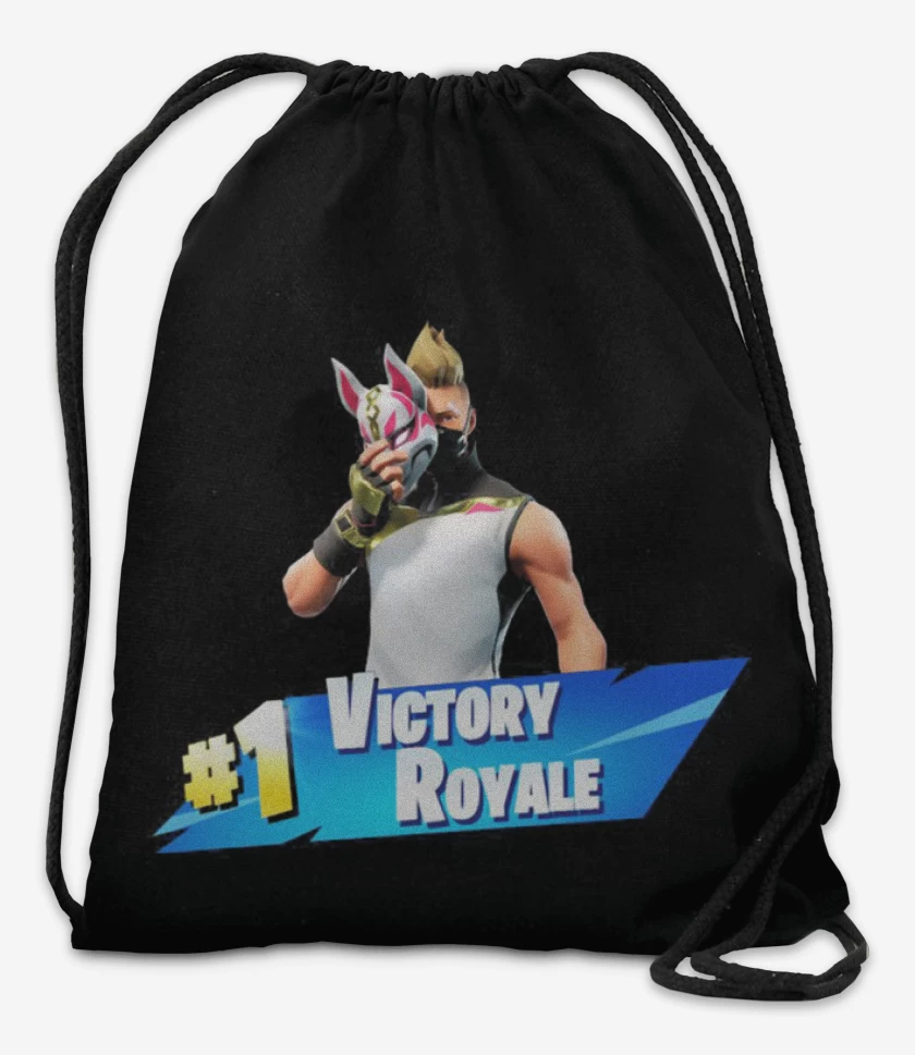 Mochila Negro de Victory royale