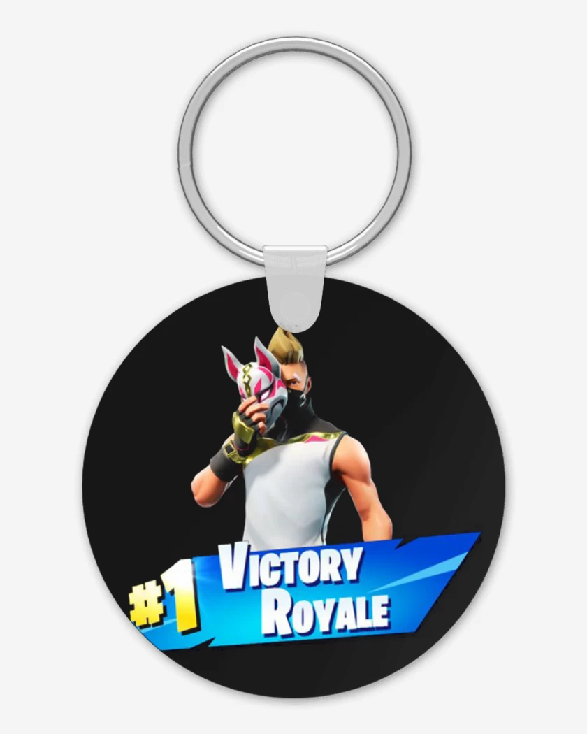 Llavero Negro de Victory royale