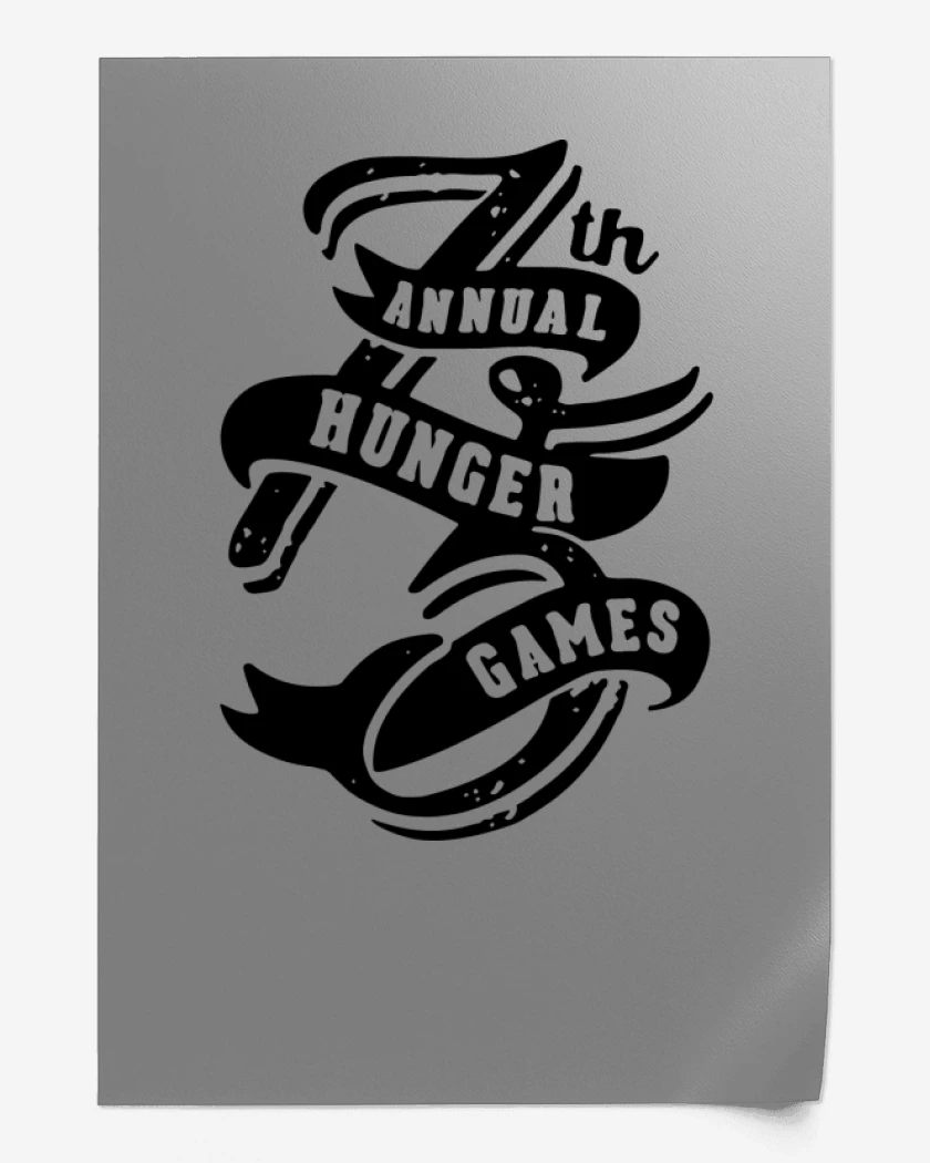 Print Gris Melange de THG - 75th Annual Hunger Games
