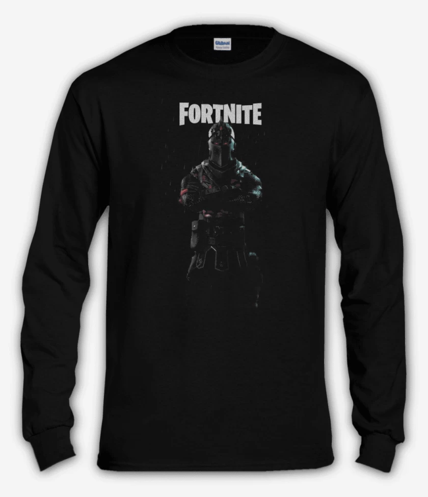 Polera manga larga Negro de Fornite 5