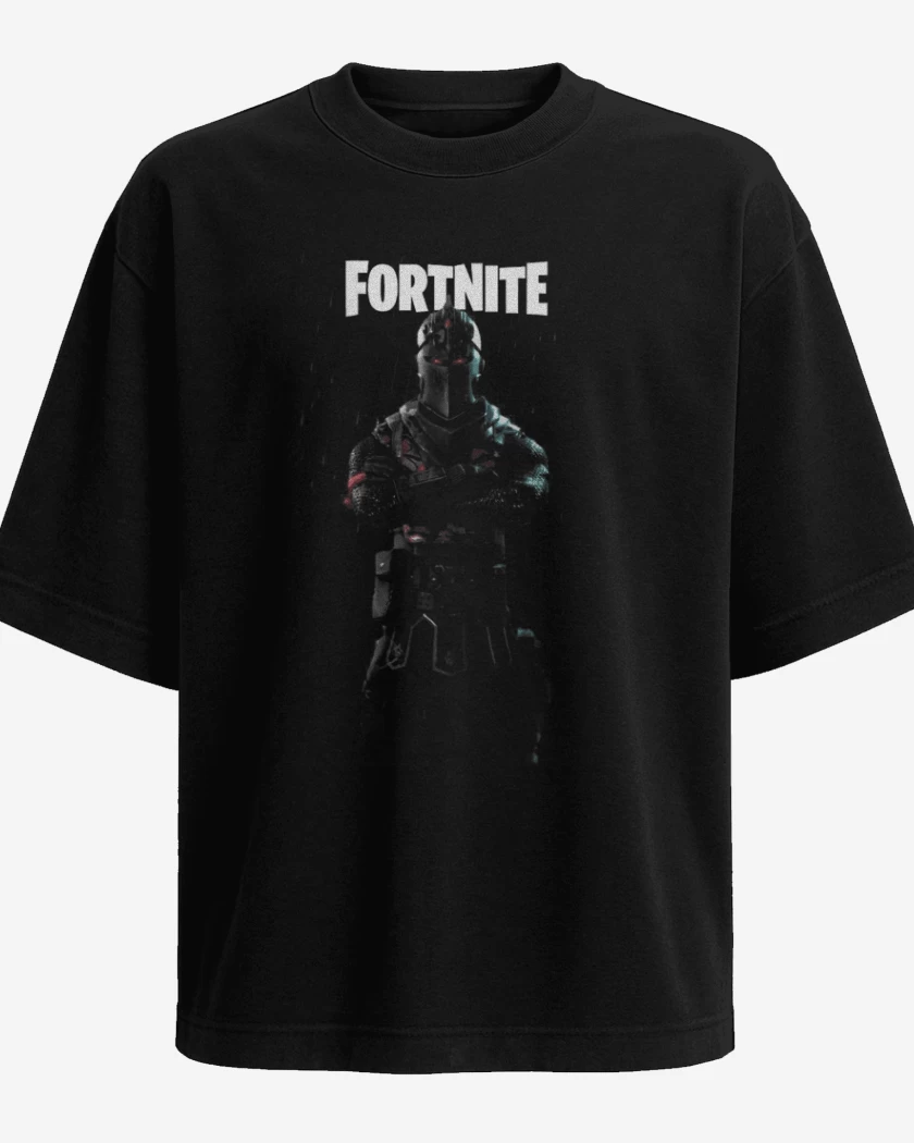Polera Oversize Negro de Fornite 5