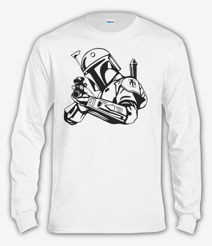 Polera manga larga Boba Fett