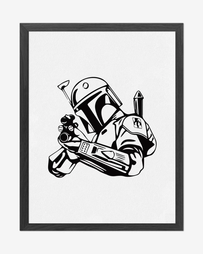 Cuadro decorativo Boba Fett