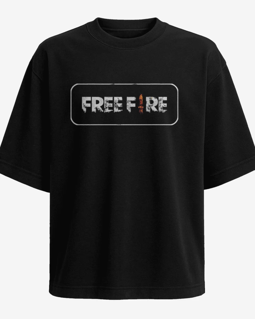 Polera Oversize Free fire 2