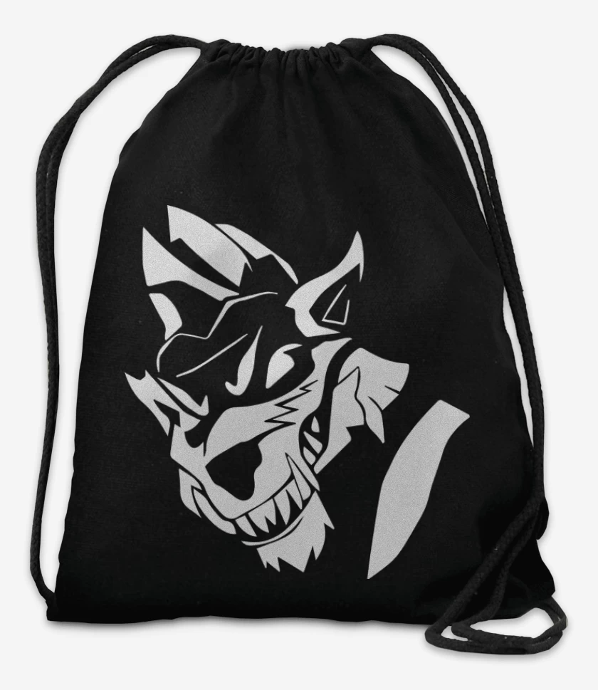 Mochila Negro de Lobo fornite