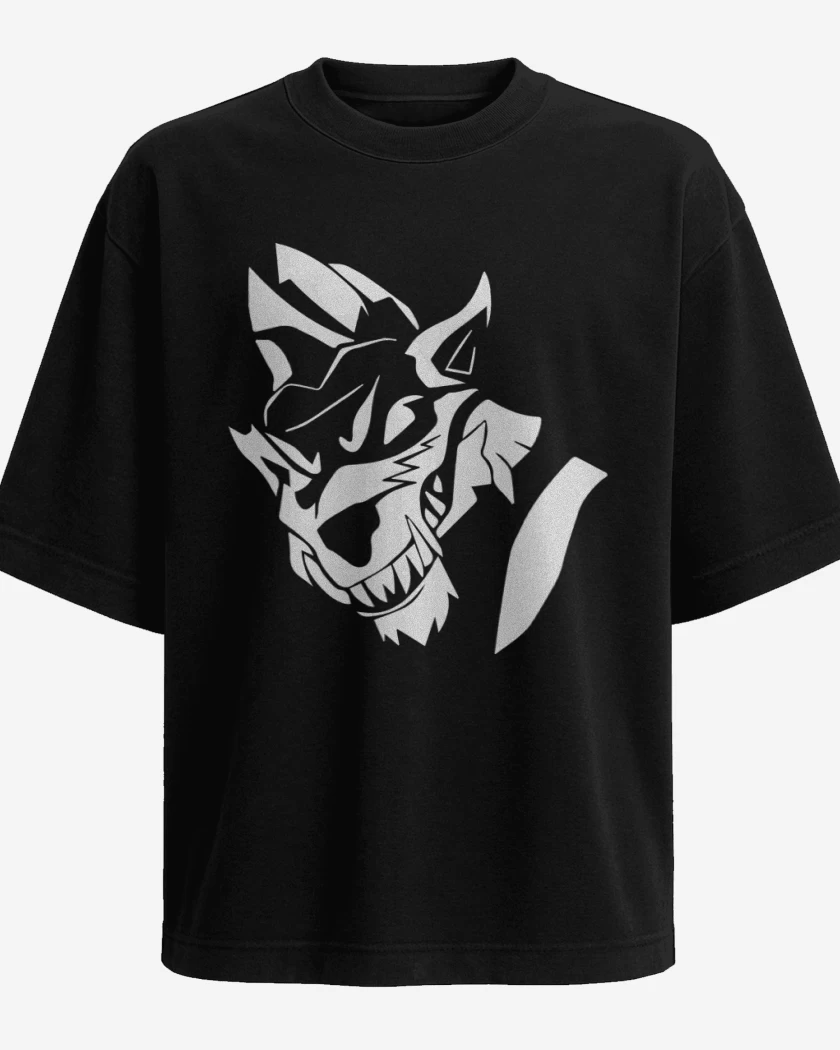 Polera Oversize Lobo fornite
