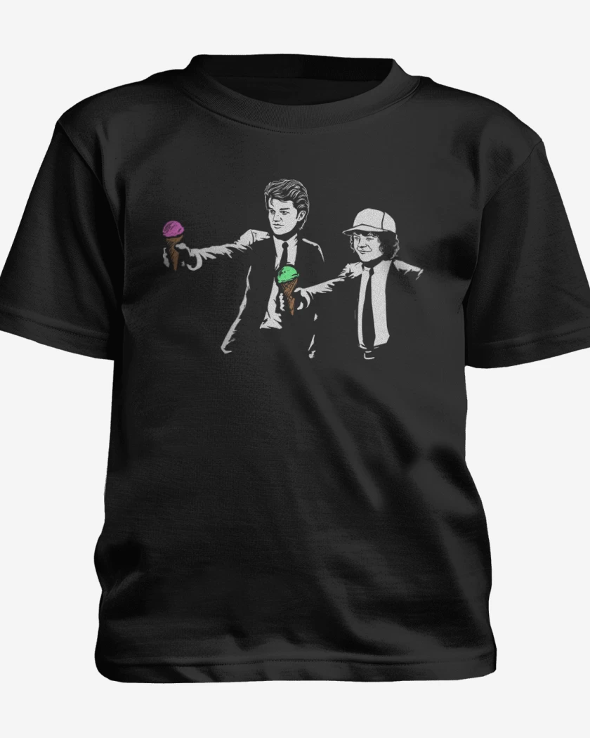 Polera de niño Negro de Stranger things 5