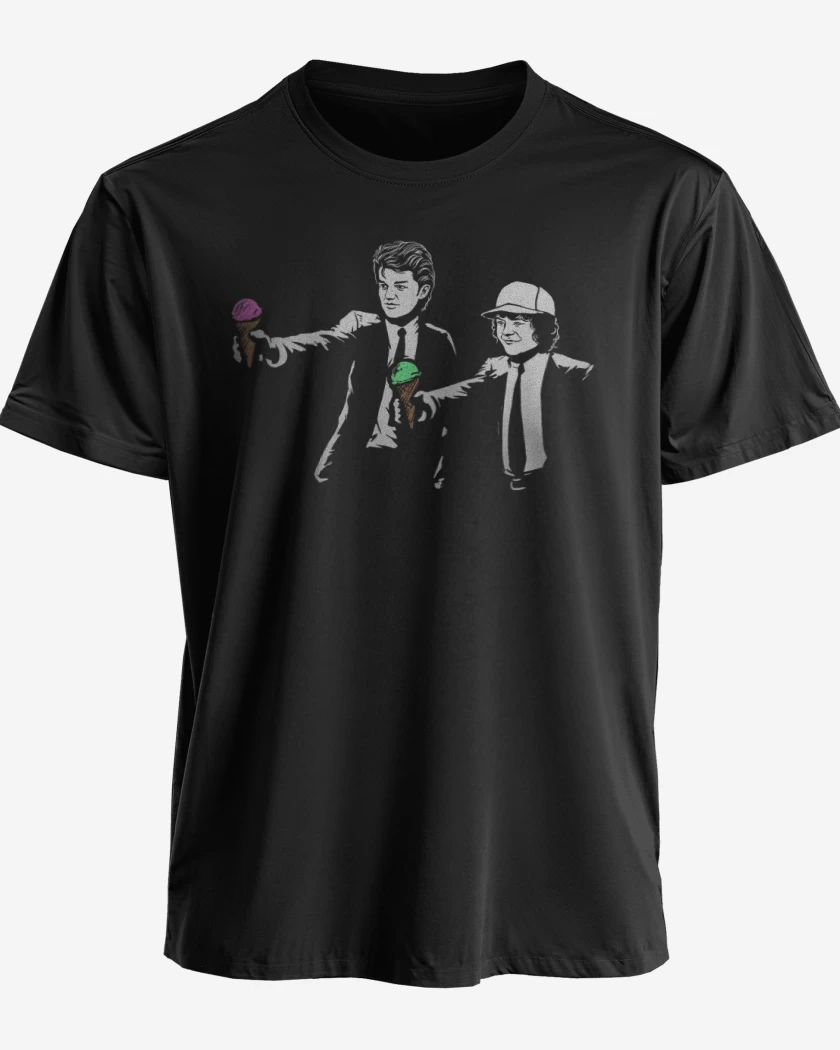 Polera Negro de Stranger things 5