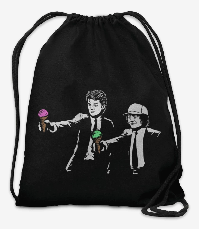 Mochila Negro de Stranger things 5