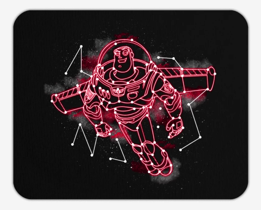 Mousepad Negro de LIGHTYEAR