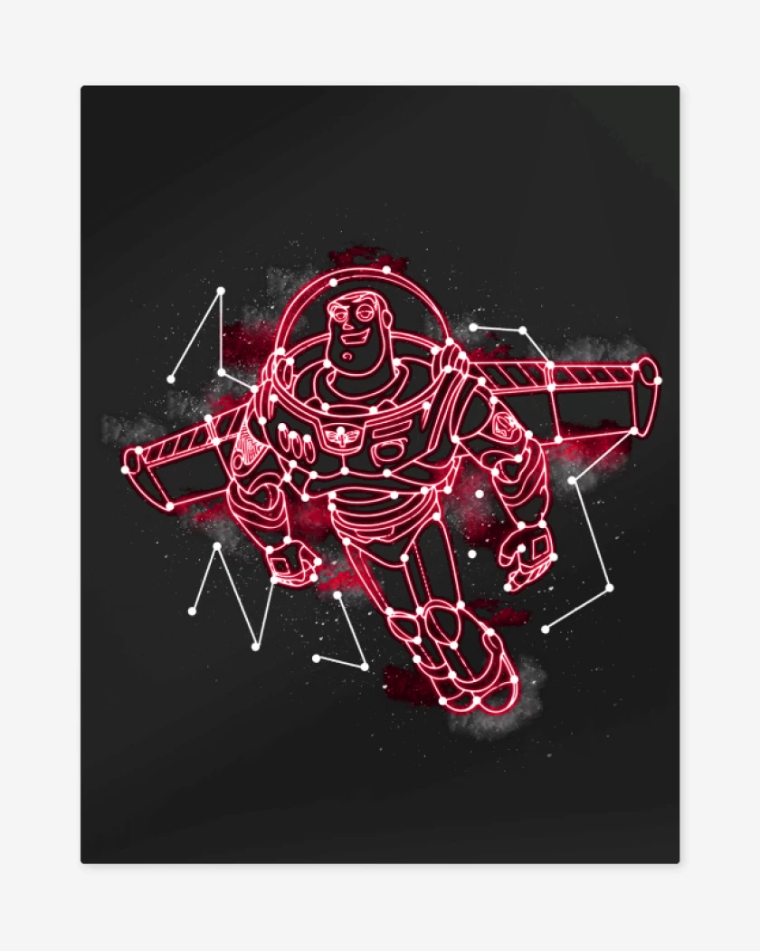 Print metalico Negro de LIGHTYEAR