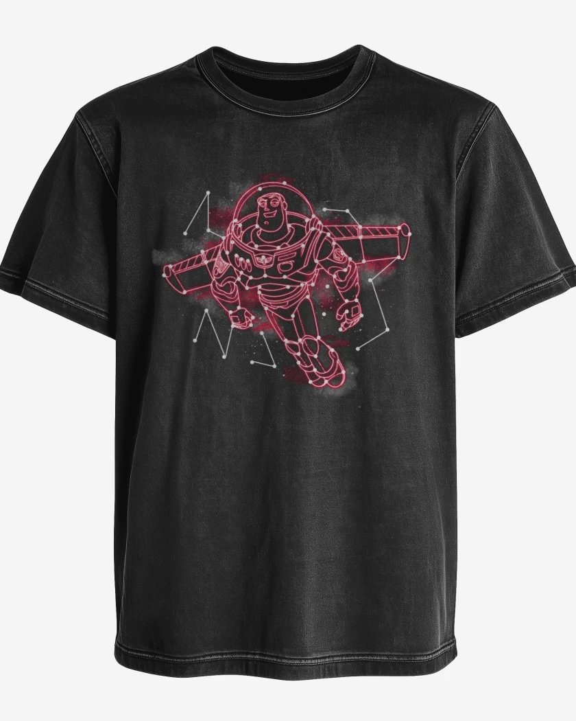Polera desgastada Negro de LIGHTYEAR