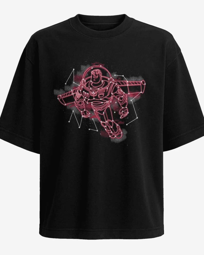 Polera Oversize Negro de LIGHTYEAR