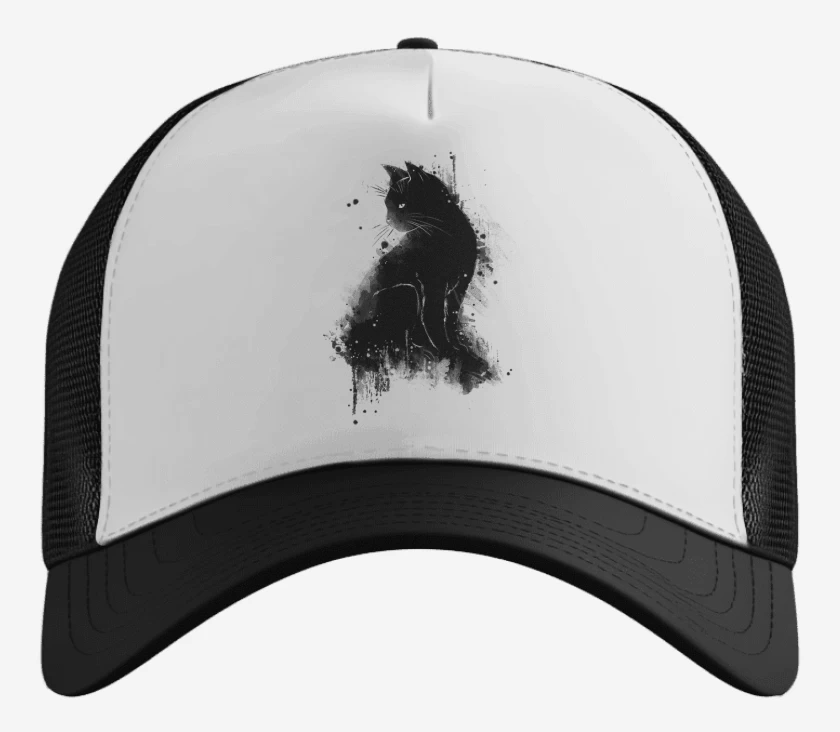 Gorro Cat water colors