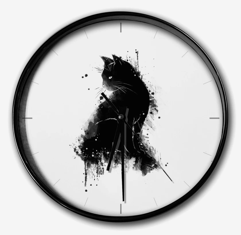 Reloj Cat water colors