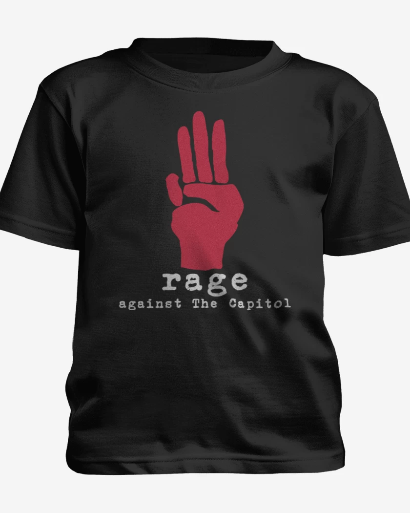 Polera de niño THG - Rage against The Capitol