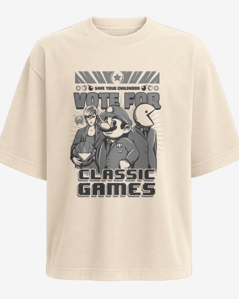 Polera Oversize Classic games