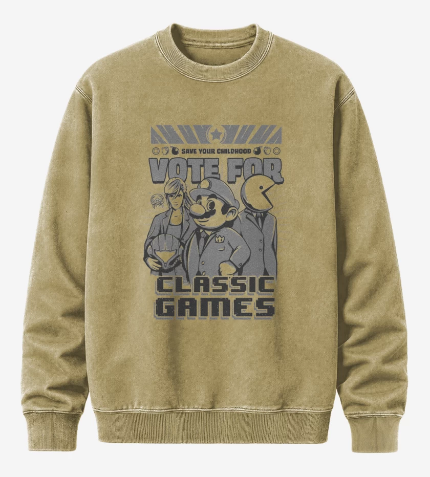 Poleron Polo Acid Wash Beige de Classic games