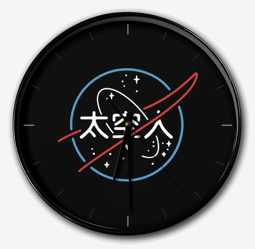 Reloj Negro de Nasa chino