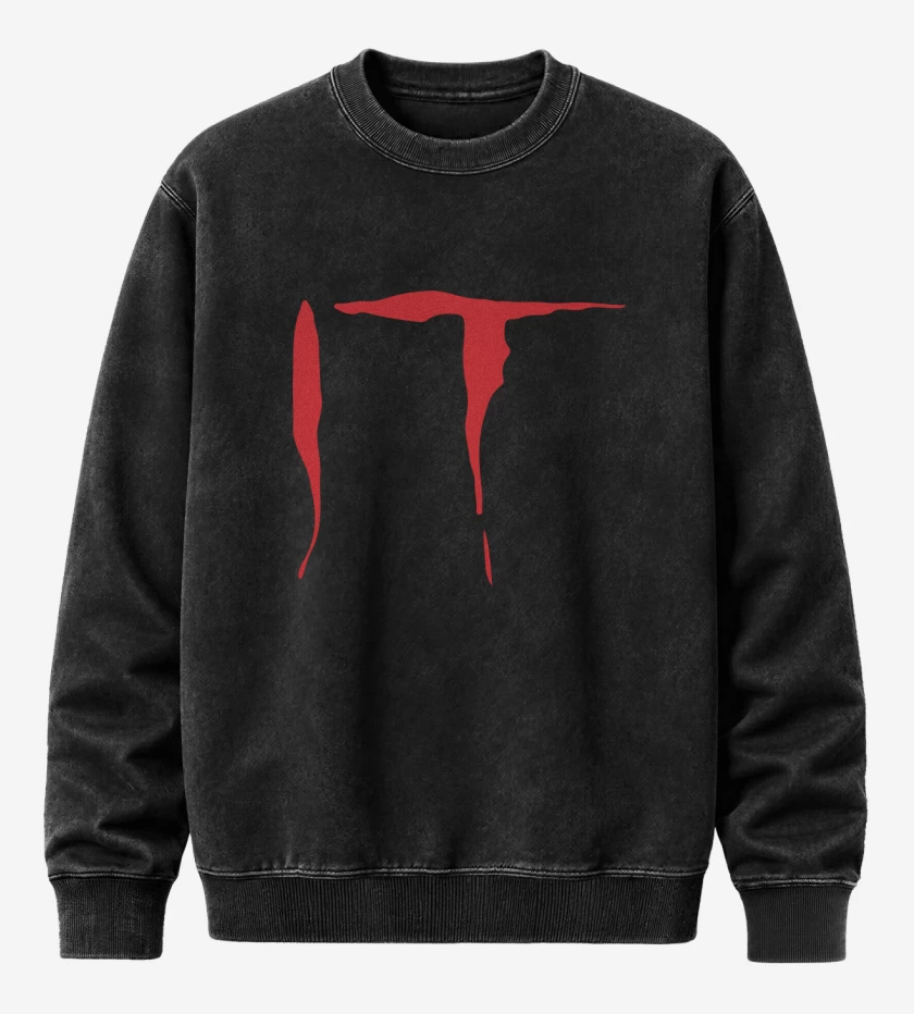 Poleron Polo Acid Wash Negro de It