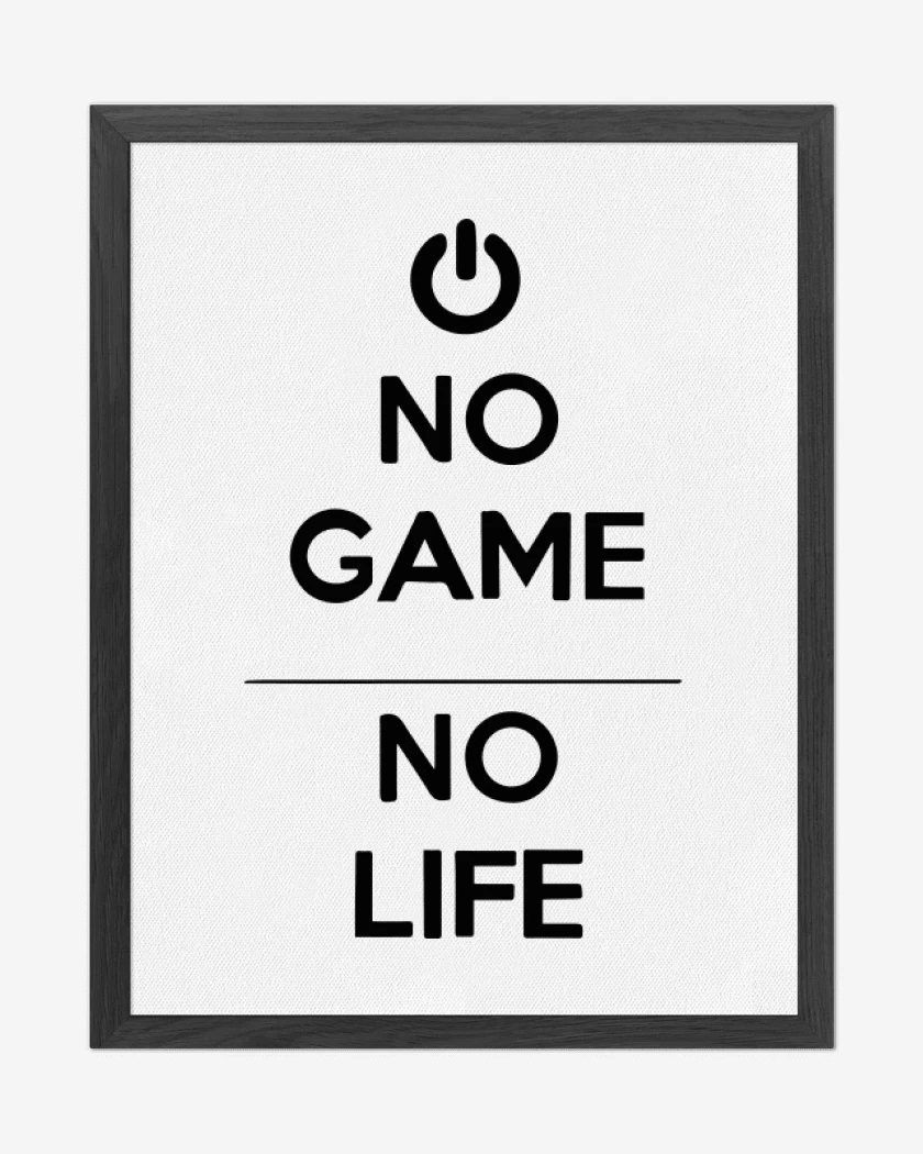 Cuadro decorativo Blanco de No game no life