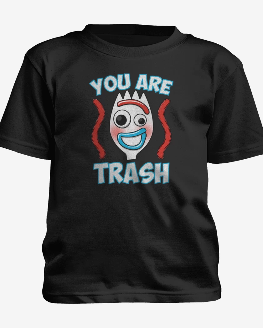 Polera de niño Negro de You are trash