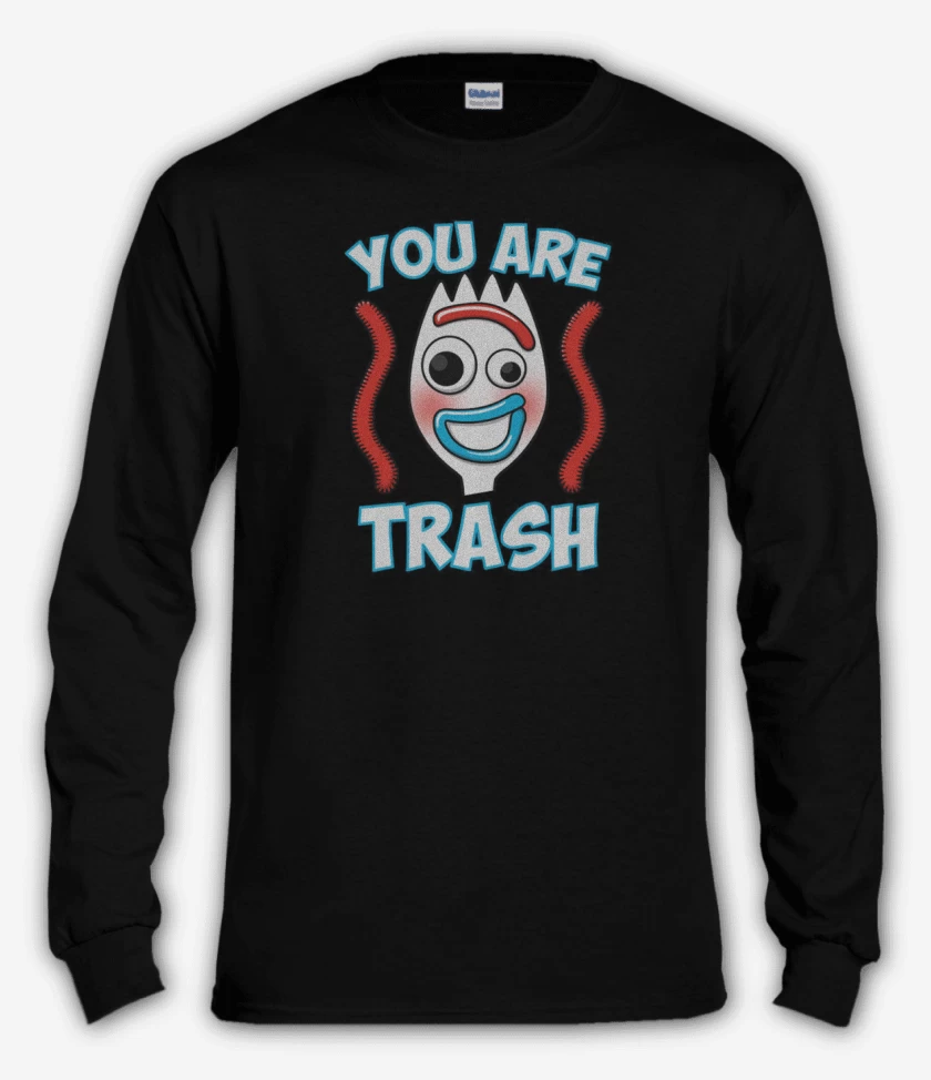 Polera manga larga You are trash